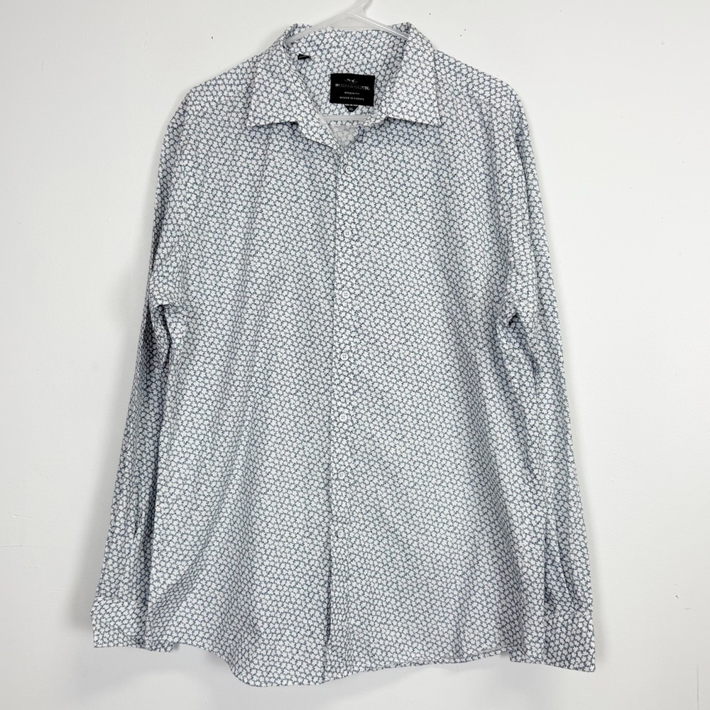 NEW Rodd & Gunn Shirt Mens XL Blue Long Sleeve Shirt Button Up Sports Fit NWOT